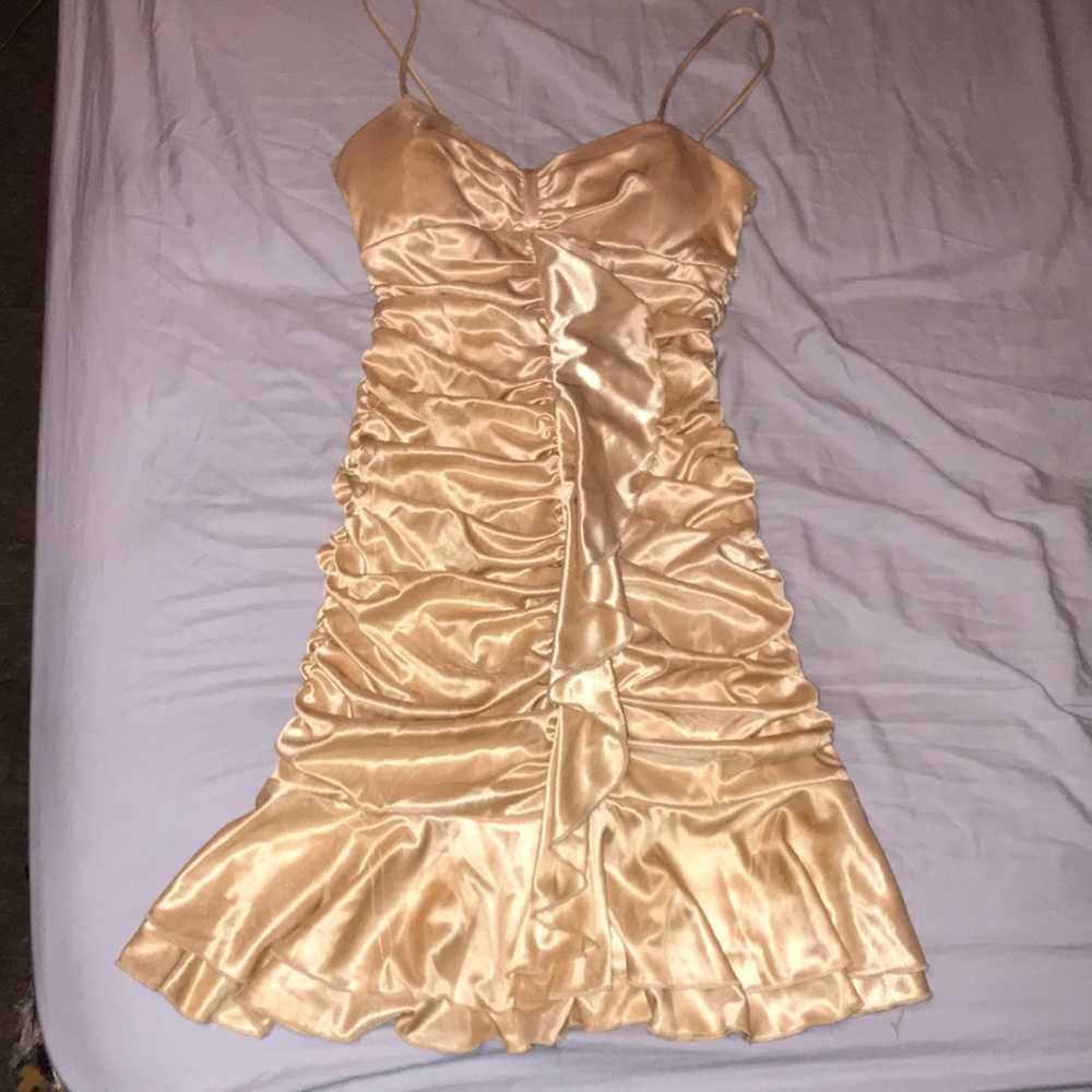 Gold Homecoming/Prom Dress